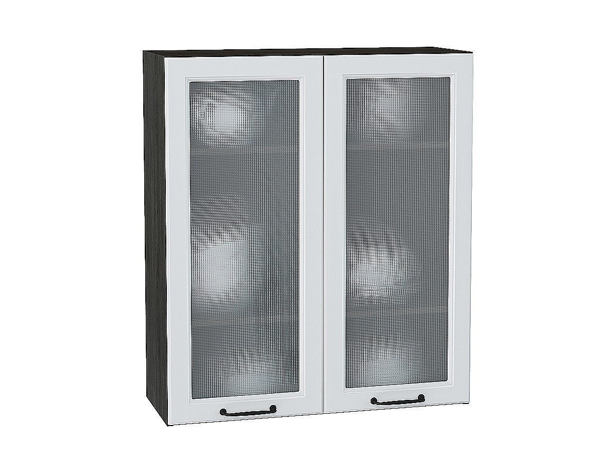 Шкаф верхний с 2-мя остекленными дверцами Ницца, цвет: Blanco Шкаф верхний с 2-мя остекленными дверцами Ницца, цвет: Blanco