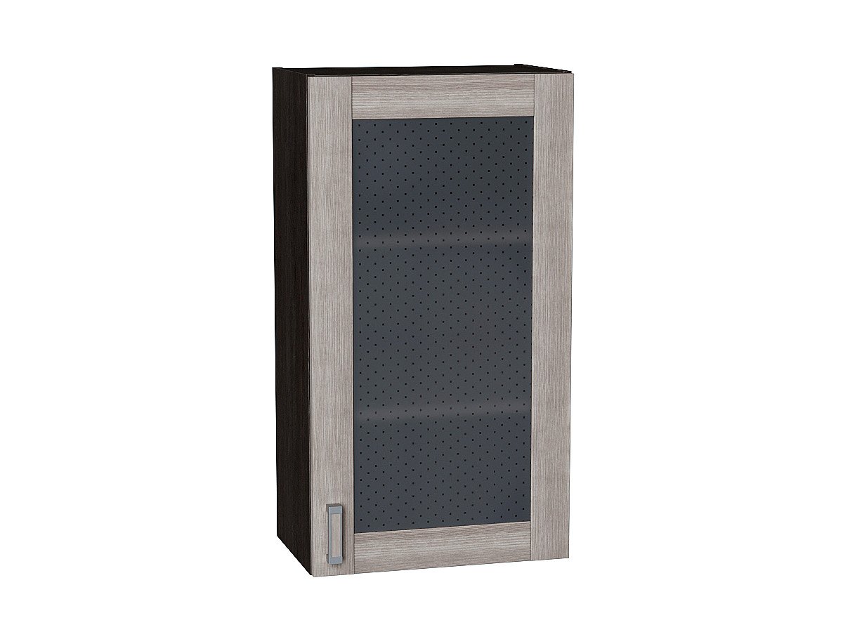 Шкаф верхний с 1-ой остекленной дверцей Лофт, цвет: Cappuccino Veralinga Шкаф верхний с 1-ой остекленной дверцей Лофт, цвет: Cappuccino Veralinga