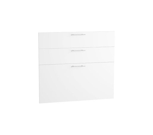 Комплект фасадов Валерия-М для каркаса Ф-53 Н803, цвет: Белый глянец