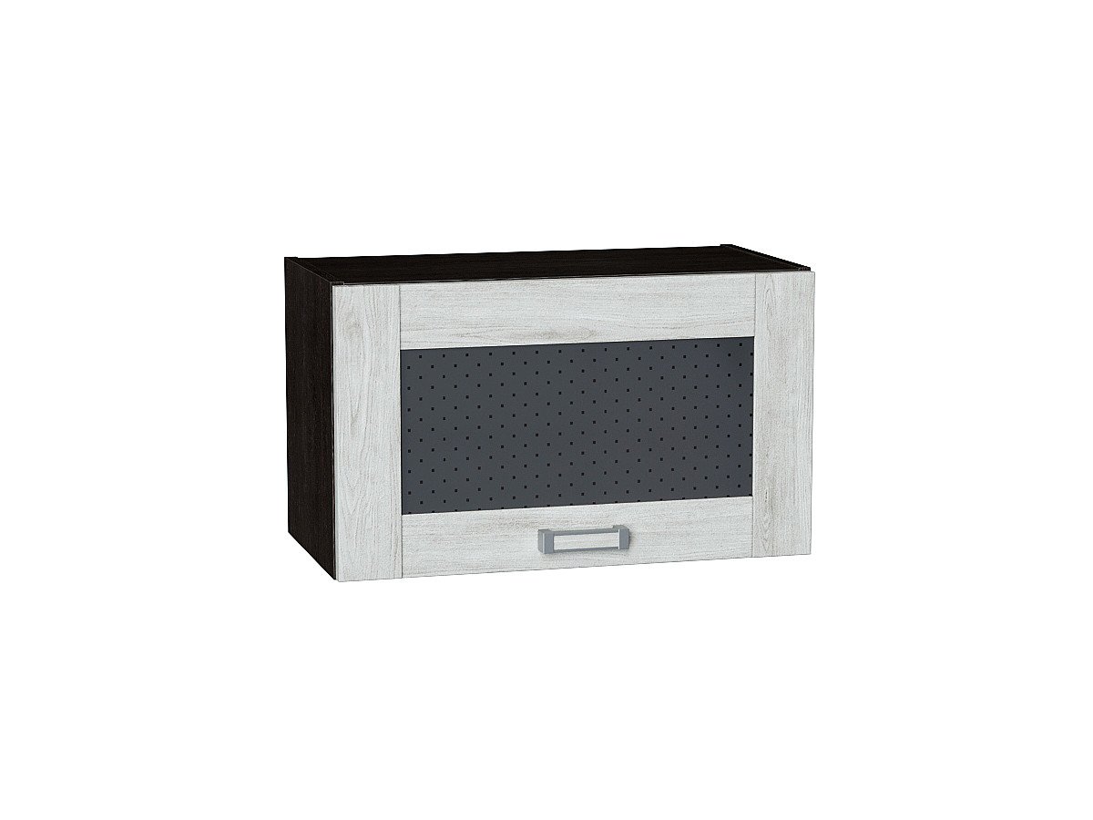 Шкаф верхний горизонтальный остекленный Лофт, цвет: Nordic Oak Шкаф верхний горизонтальный остекленный Лофт, цвет: Nordic Oak