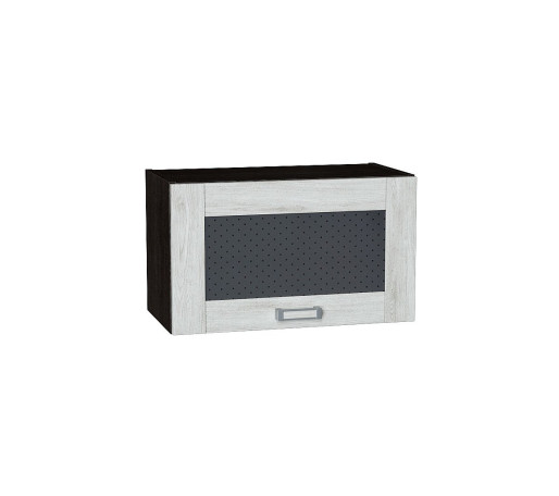 Шкаф верхний горизонтальный остекленный Лофт, цвет: Nordic Oak