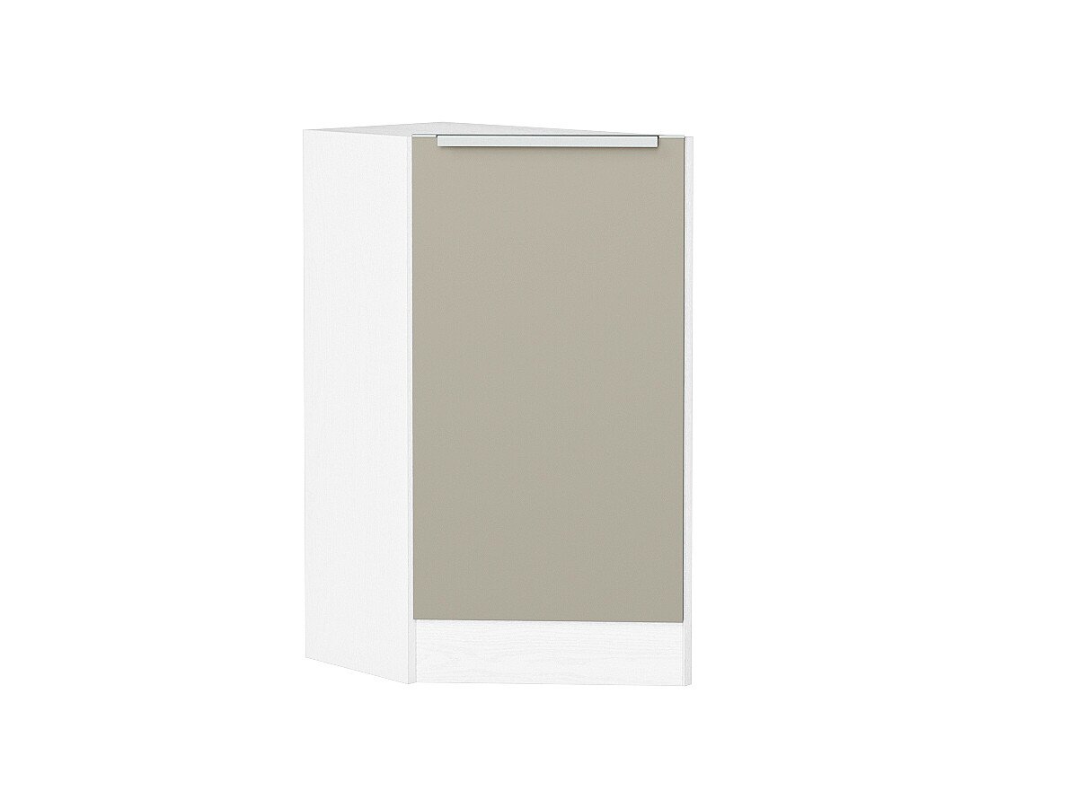 Шкаф нижний торцевой Фьюжн, цвет: Silky Grey Шкаф нижний торцевой Фьюжн, цвет: Silky Grey