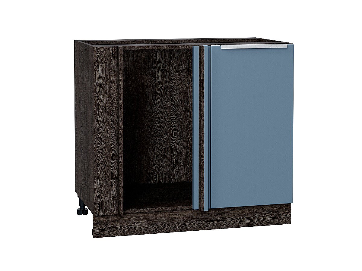 Шкаф нижний угловой Фьюжн, цвет: Silky Blue Шкаф нижний угловой Фьюжн, цвет: Silky Blue