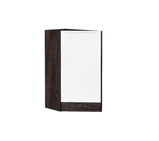 Шкаф нижний торцевой Фьюжн, цвет: Silky White