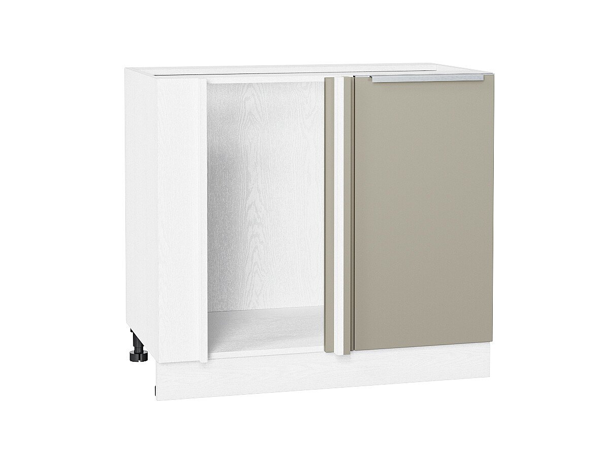 Шкаф нижний угловой Фьюжн, цвет: Silky Grey Шкаф нижний угловой Фьюжн, цвет: Silky Grey