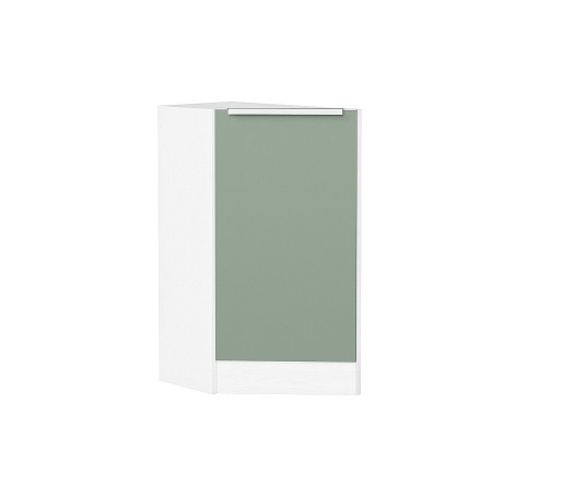 Шкаф нижний торцевой Фьюжн, цвет: Silky Mint