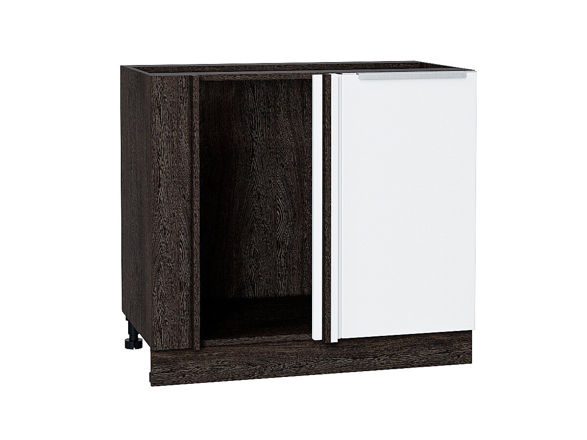 Шкаф нижний угловой Фьюжн, цвет: Silky White Шкаф нижний угловой Фьюжн, цвет: Silky White