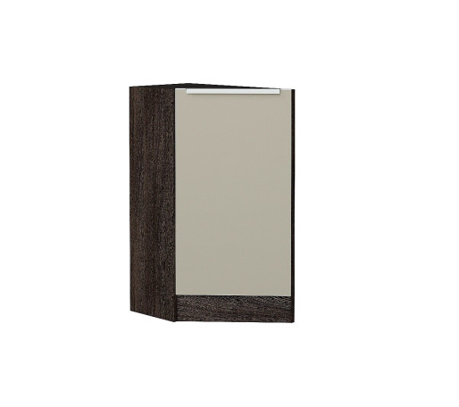 Шкаф нижний торцевой Фьюжн, цвет: Silky Grey